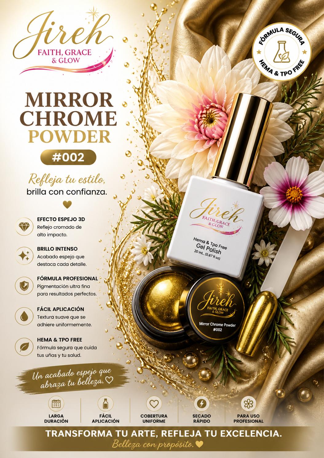 Chrome Mirror Powder Gold