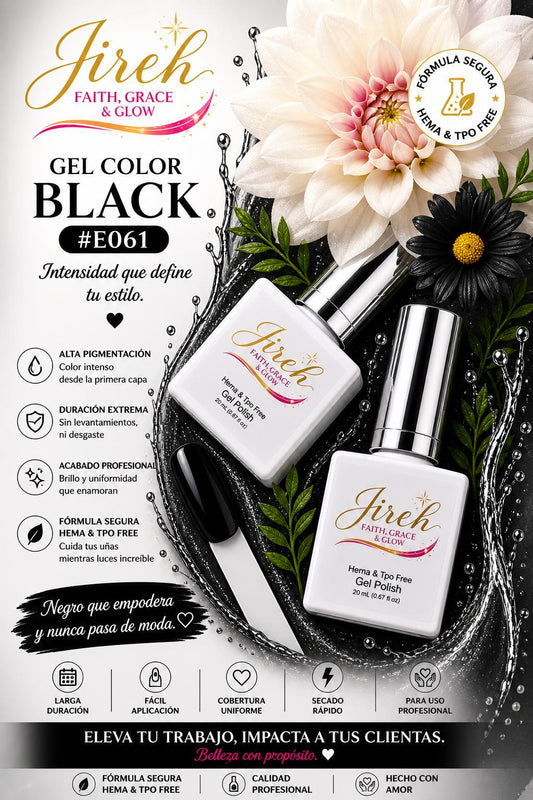 Black Gel Color 20ML