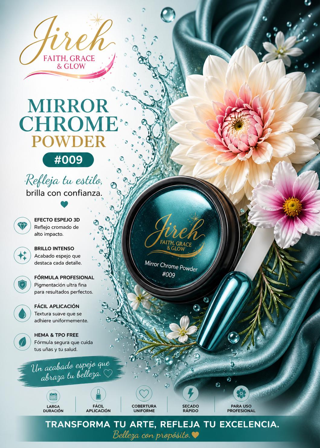 Chrome Mirror Powder Turquesa